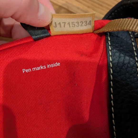 Dooney & Bourke Black Pebble Leather Shoulder Bag Purse - Picture 13 of 16